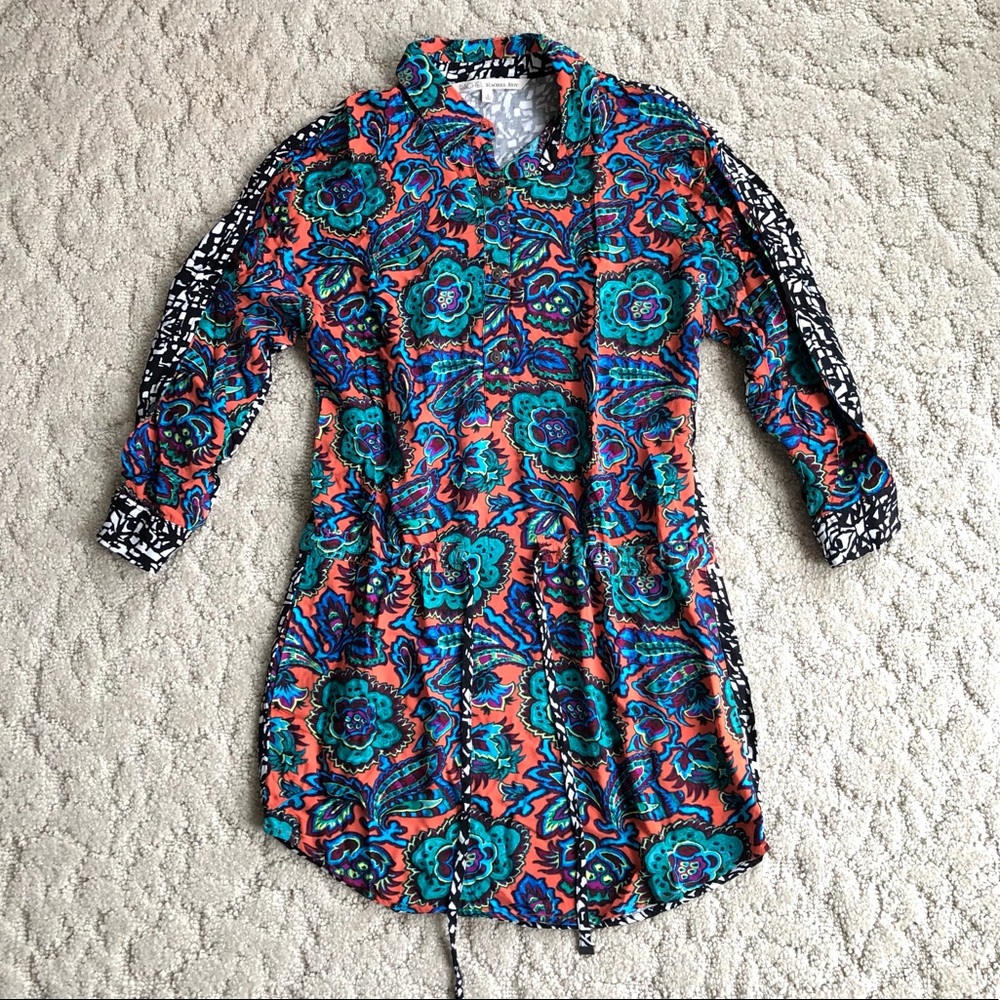 Rachel Roy Floral Casual Dress S Tunic